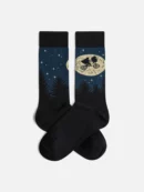 Dark Blue Dogs Sock