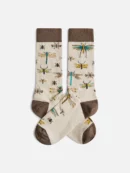 Beige Insects Sock
